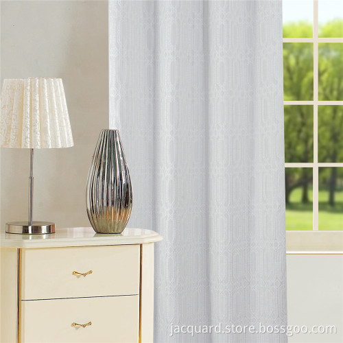 Ready Made Jacquard Eyelets Curtain